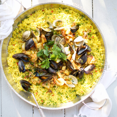 Traditional Seafood Paella