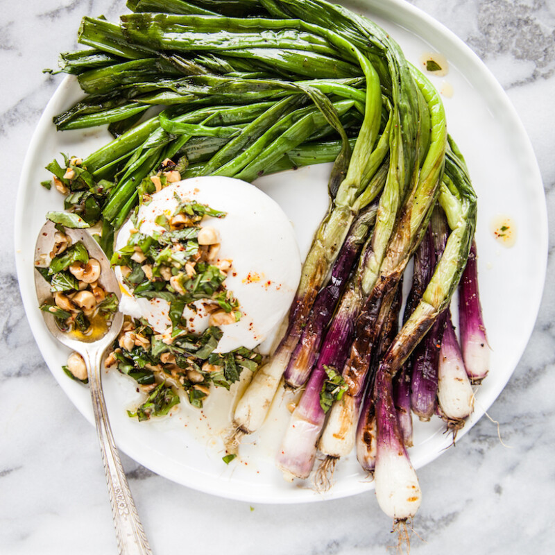 Asparagus and Burrata // Healthy Recipes