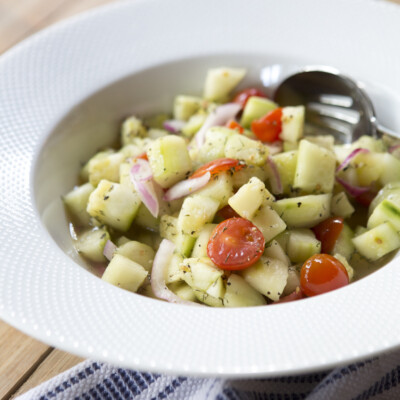 Fresh Cucumber & Tomato Salad