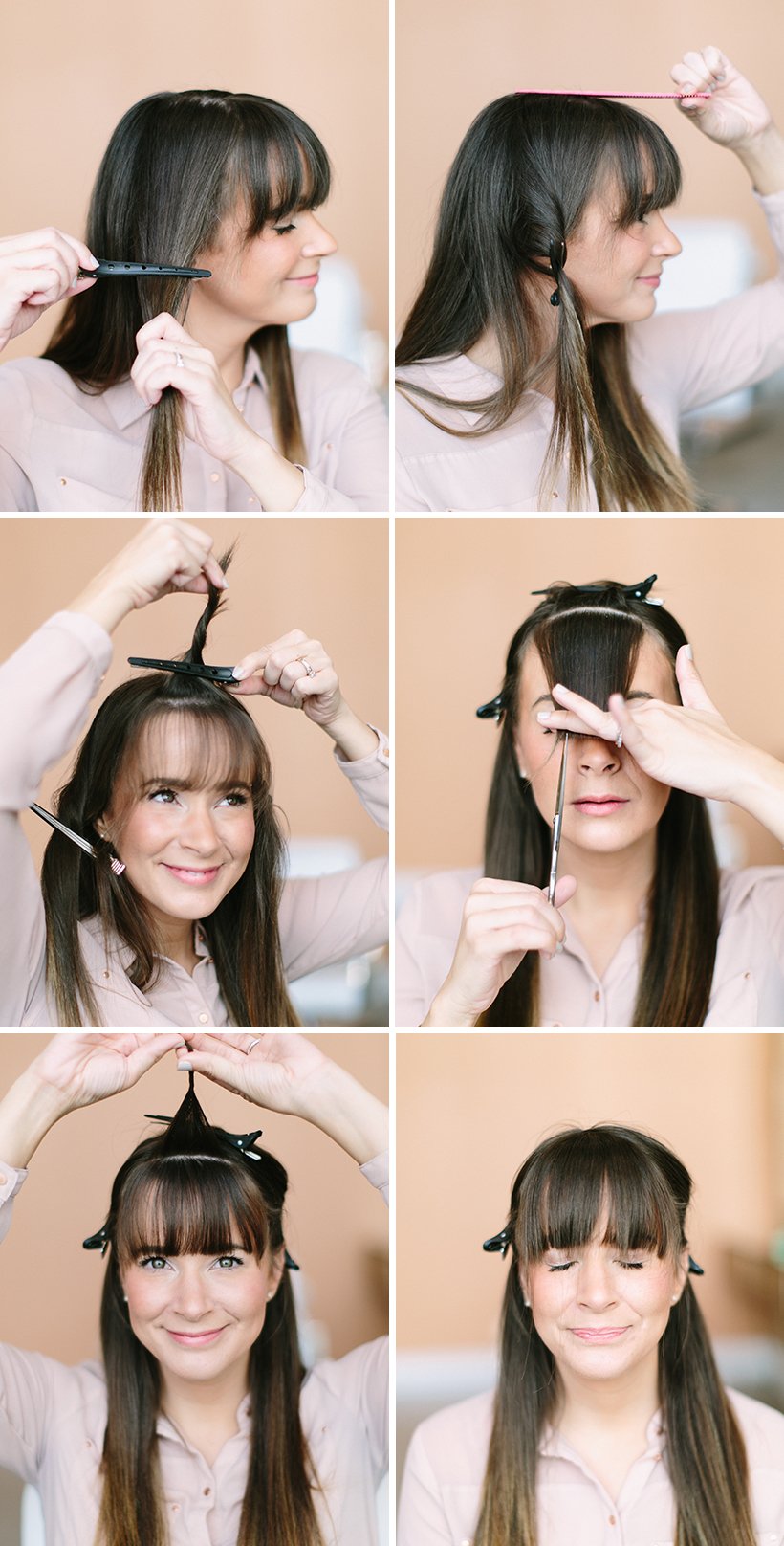 How To Trim Your Own Bangs Camille Styles