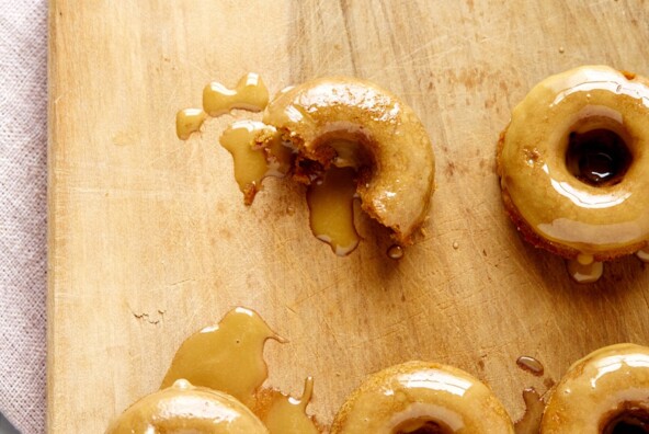 maple molasses donuts
