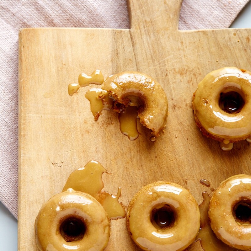 maple molasses donuts