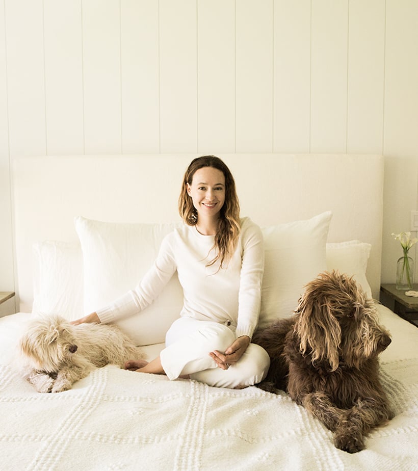 Jenni Kayne and her dogs