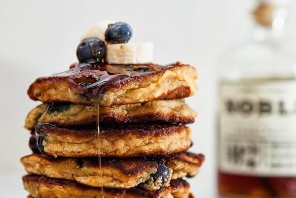 Blueberry Banana Pancakes