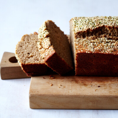 Maple Banana Bread w/ Hempseeds