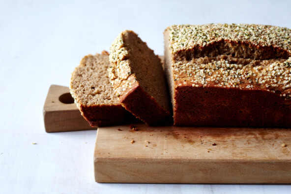 Maple Banana Bread w/ Hempseeds