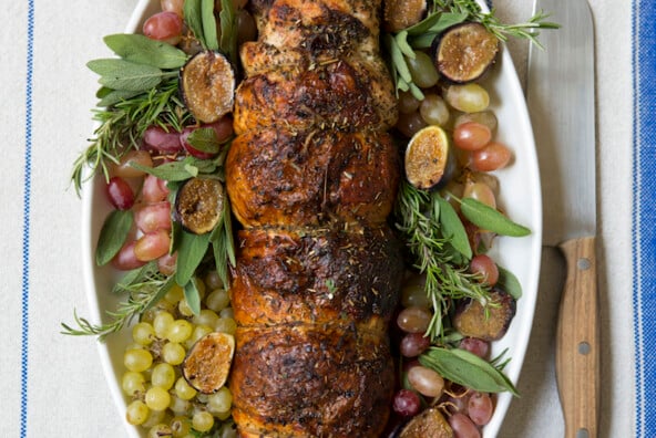 Sausage, Cherry & Sage-Stuffed Turkey Breast