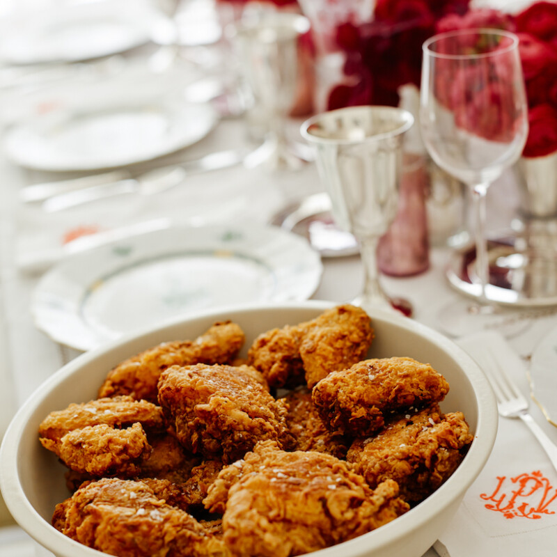 Skillet-Fried Chicken | Laura Vinroot Poole shares her holiday secrets.