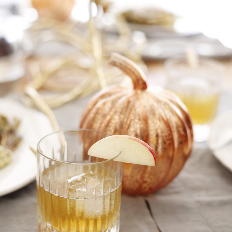 Bourbon Maple Cider| A Holiday Dinner with Britt Maren
