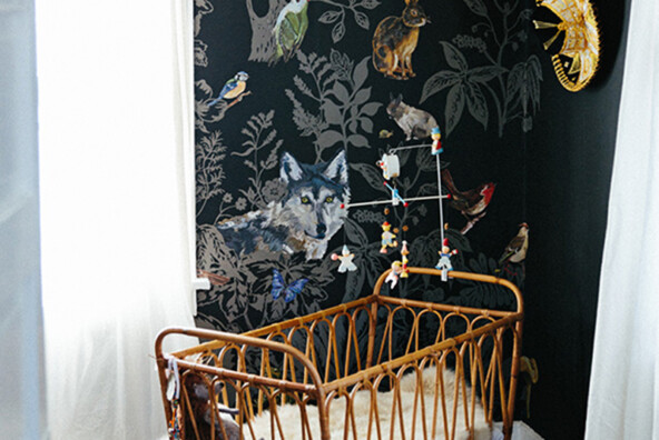 A Modern Bohemian Nursery