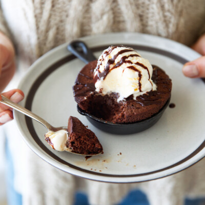 Espresso Chocolate Chunk Skillet Brownies