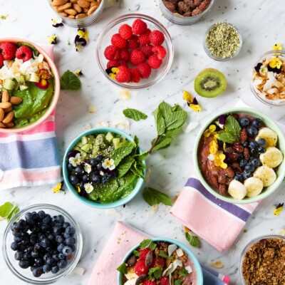 You can customize smoothie bowls with almost anything