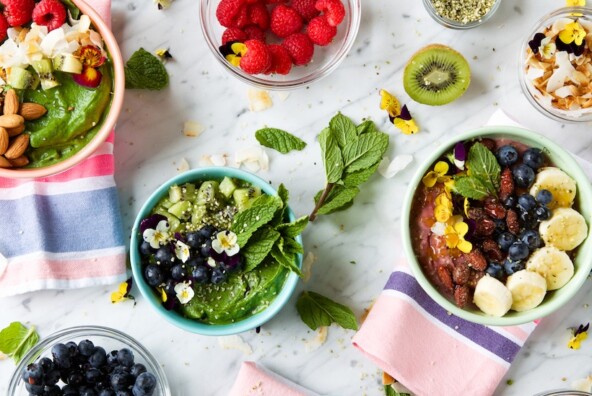 You can customize smoothie bowls with almost anything