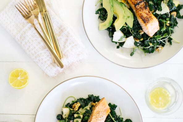This salmon salad packs all your superfoods into one majorly delicious lunch!