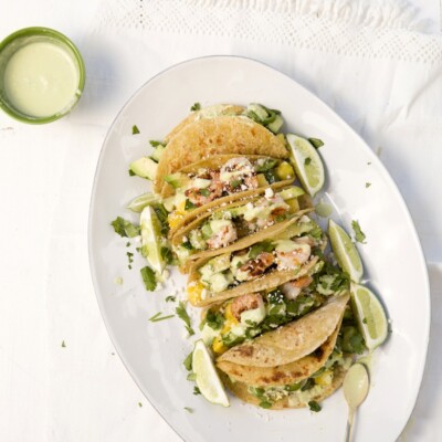 Shrimp tacos make for a light and delicious meal