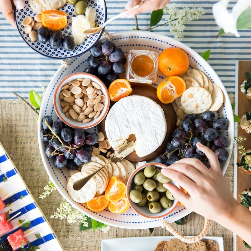 the perfect cheese platter is a MUST for any party