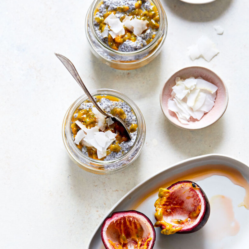 Delicious and Easy Creamy Passion Fruit Chia Pudding Recipe