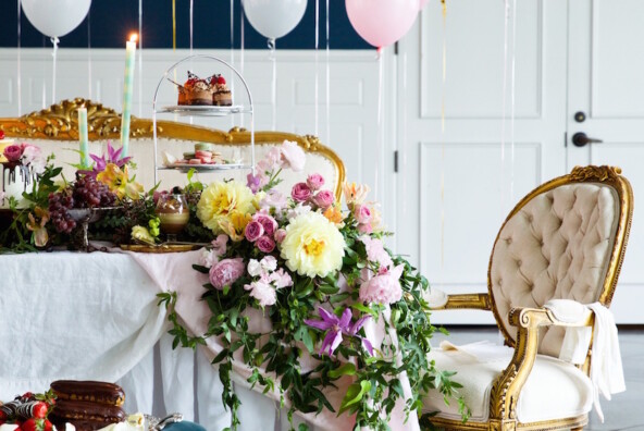 that table! dreamiest. bridal shower. ever.