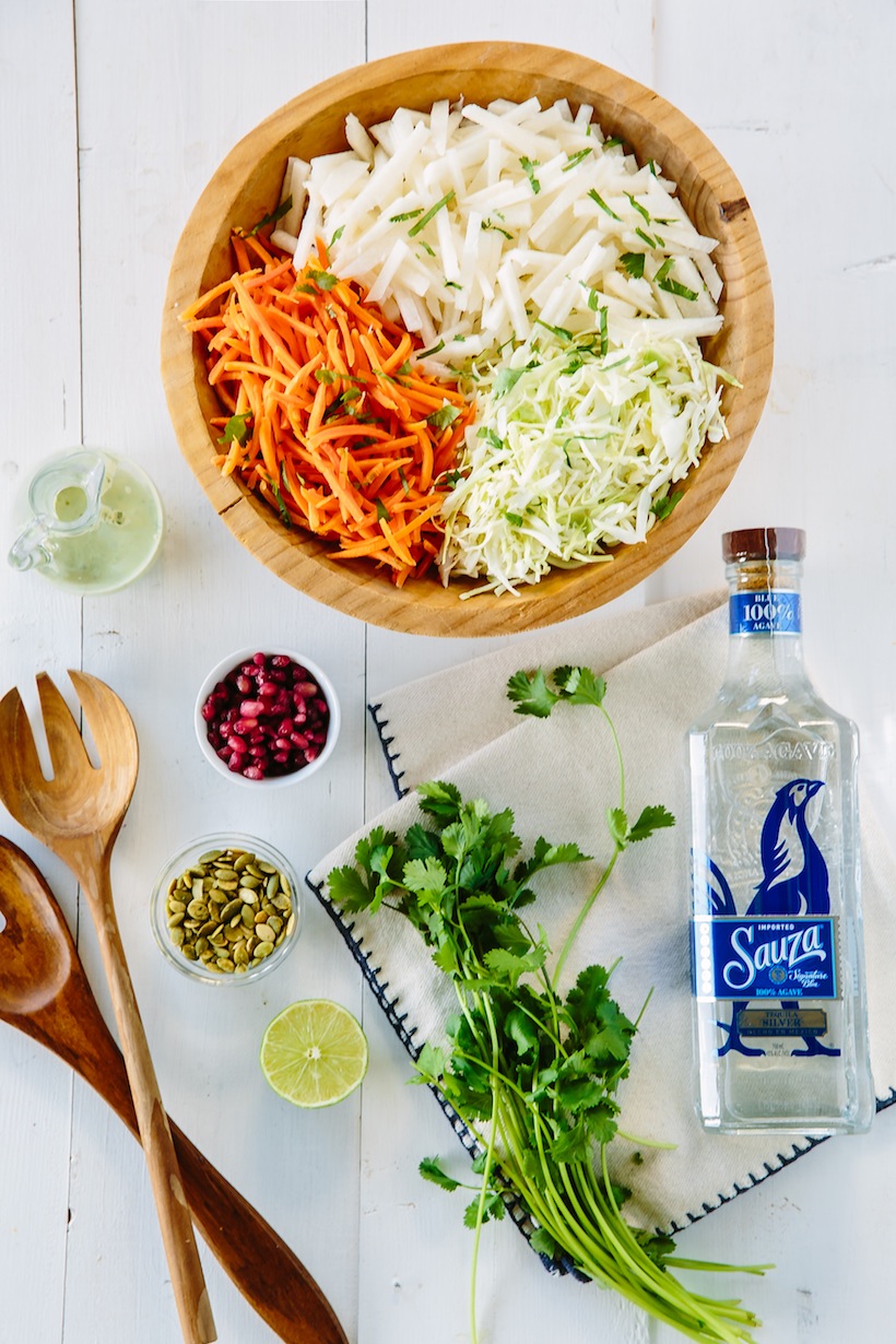 Jicama Slaw With Tequila Lime Dressing_bbq side dishes