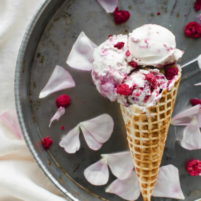 Vegan Raspberry White Chocolate Ice Cream From N'Ice Cream