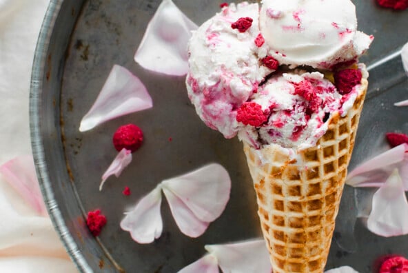 Vegan Raspberry White Chocolate Ice Cream From N'Ice Cream