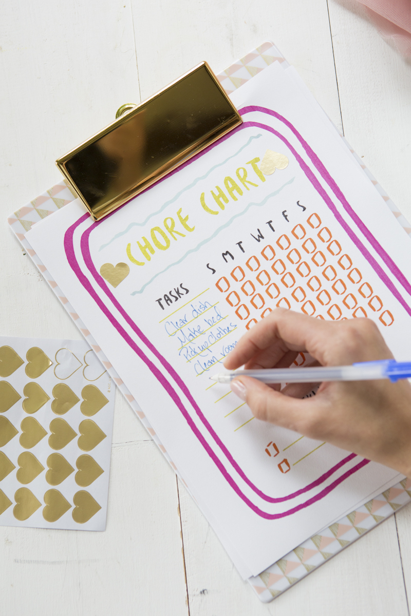 The Cutest Kids' Chore Chart - Camille Styles