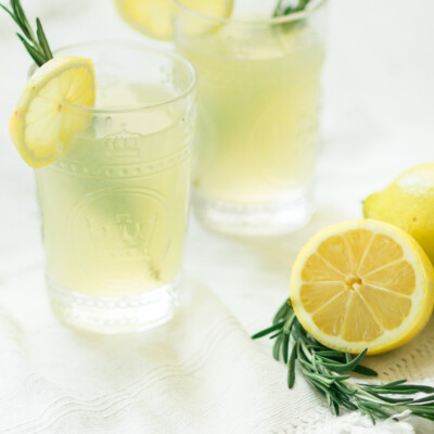 Three Herb-Infused Lemonades - Rosemary, Lavender, and Ginger Mint!