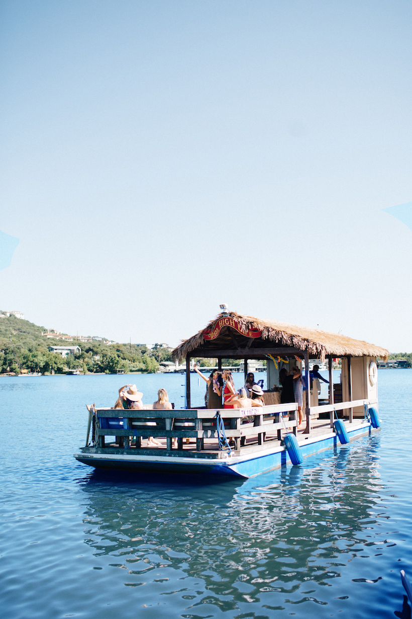 A Tropical Tiki Boat Party - Camille Styles