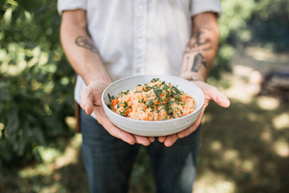 Chef Taylor Chamber's Tomato Rice