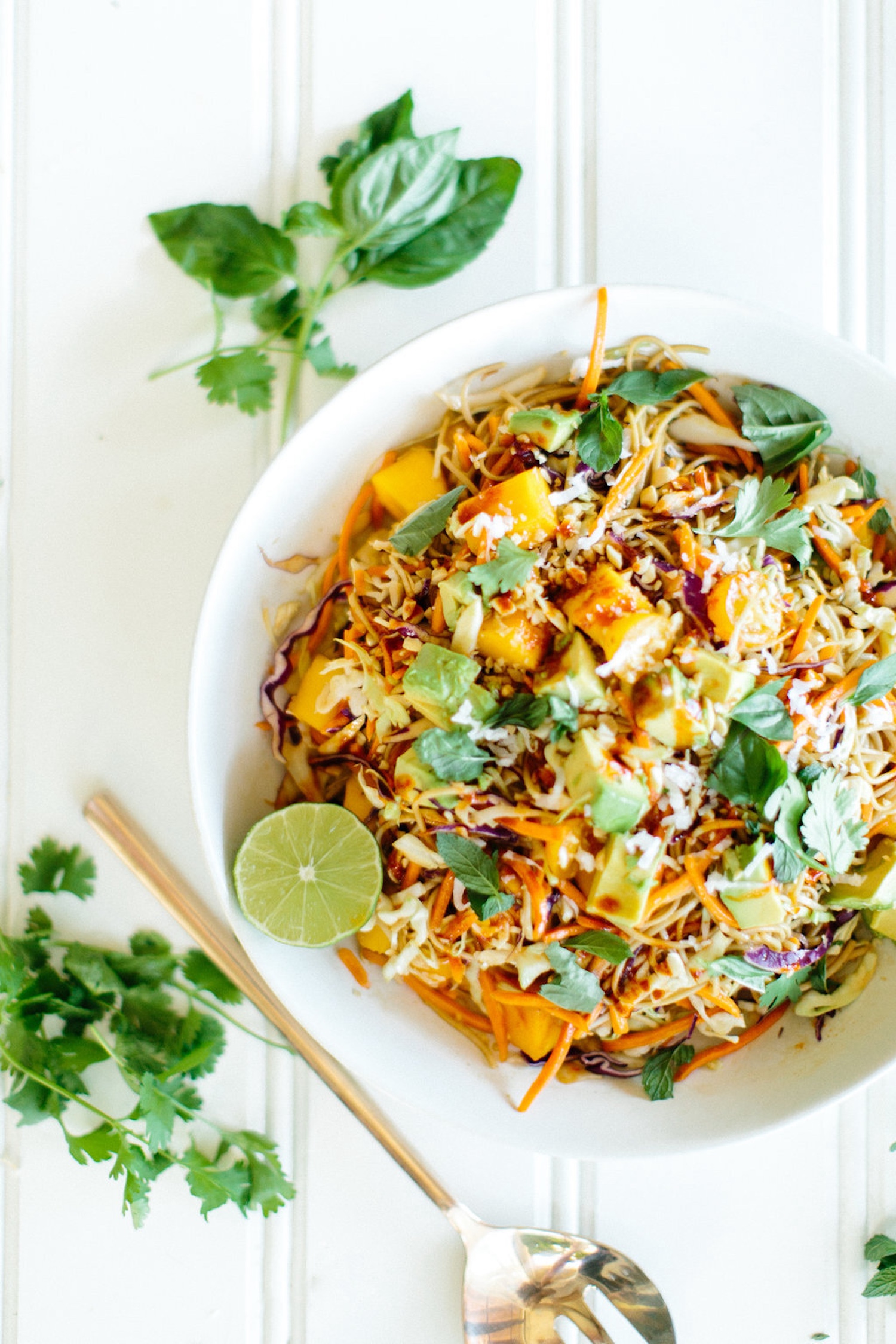 Mango & Coconut Soba Noodle Salad