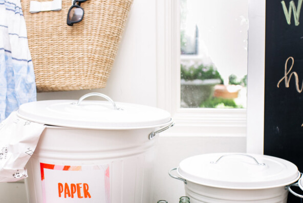 create your own cute recycling bins!