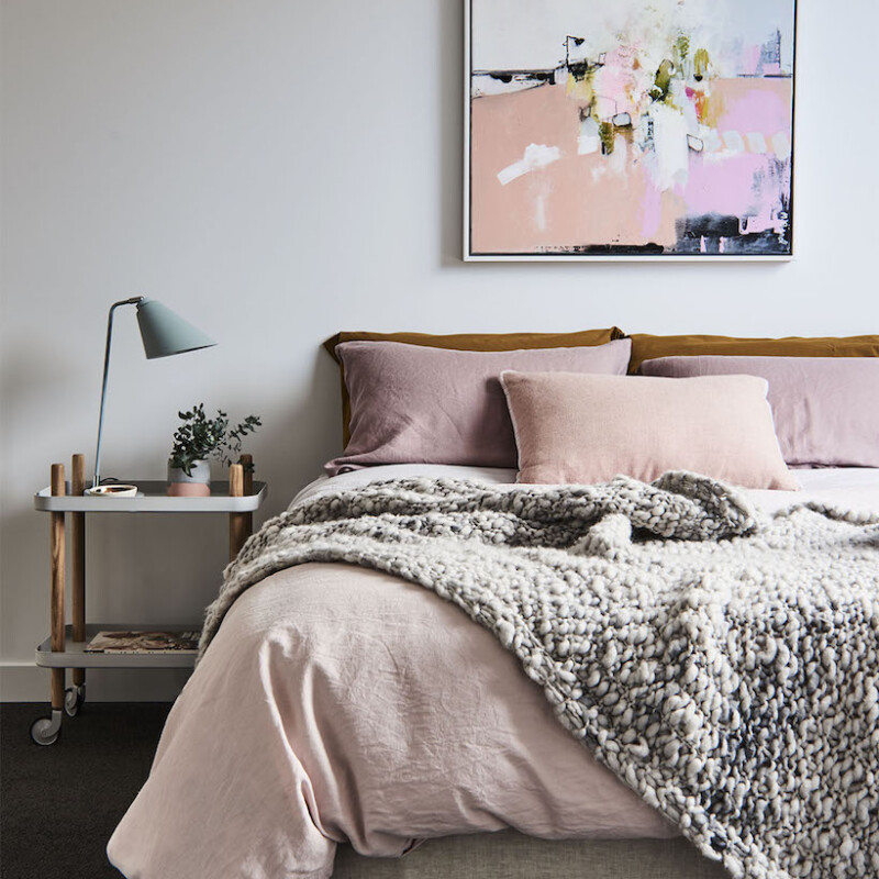 blush bedroom