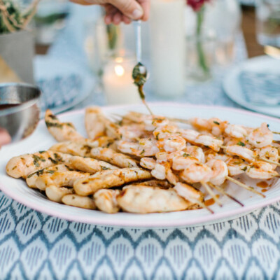 sriracha honey grilled shrimp