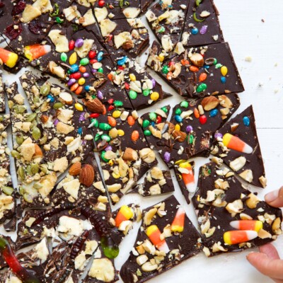 "kitchen sink" halloween chocolate bark