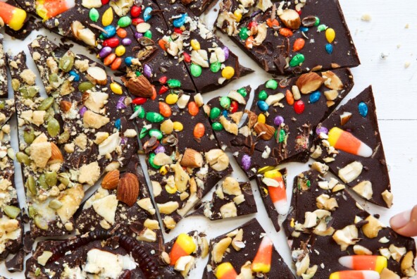 "kitchen sink" halloween chocolate bark