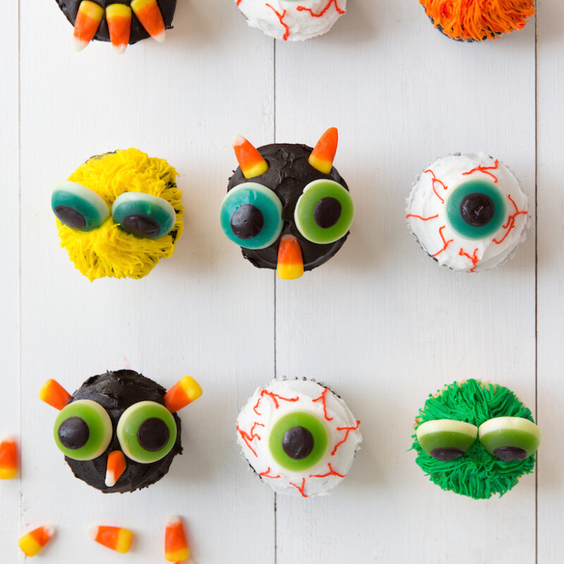 Decorate Your Own Monster Cupcakes