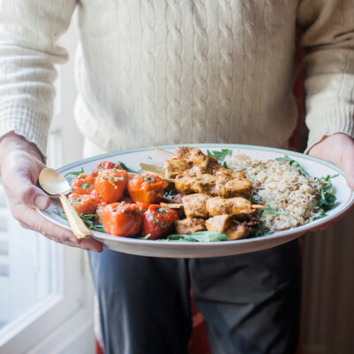 Chicken Provencal Skewers