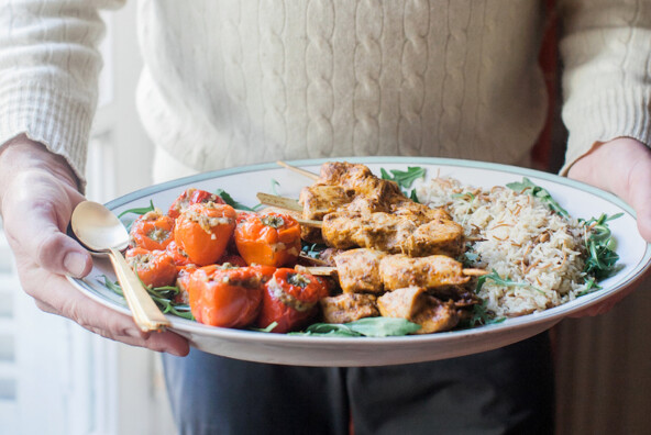 Chicken Provencal Skewers