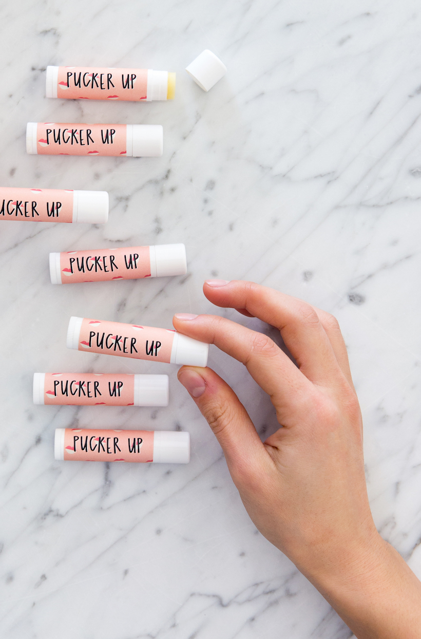 how to make your own chapstick for valentine's day