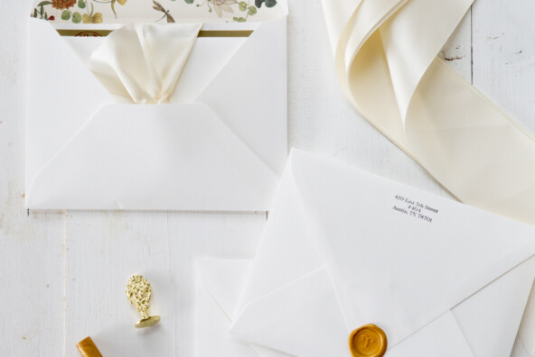 Chanel Dror's Wedding Invitations