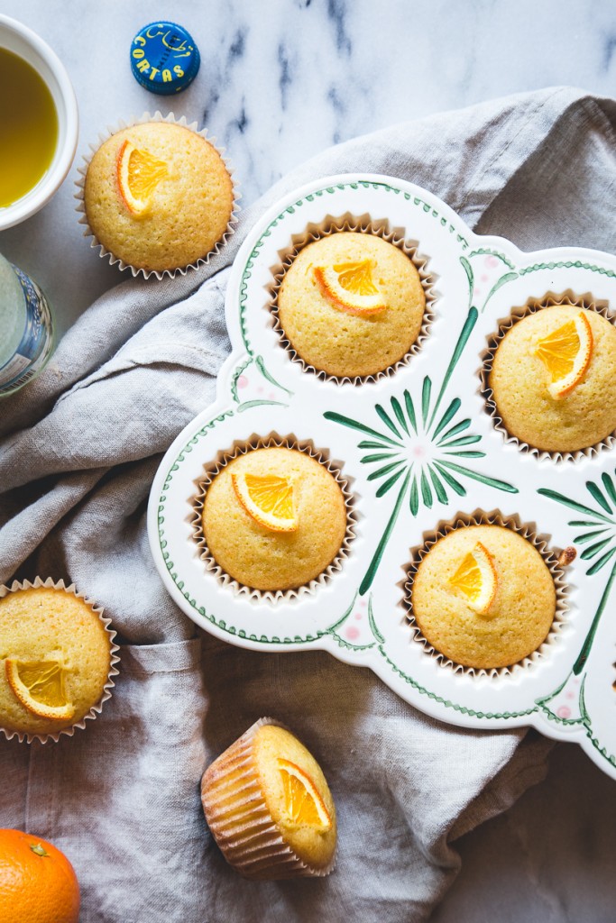 Olive Oil & Orange Blossom Muffins - Camille Styles