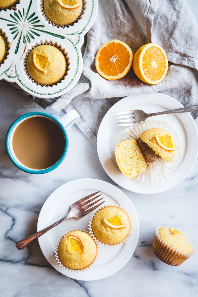 Olive Oil & Orange Blossom Muffins - Camille Styles