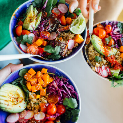 How to Throw a Rainbow Grain Bowl Potluck Party