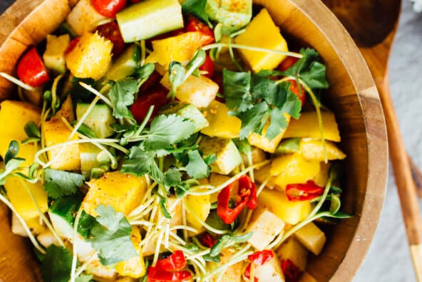 jicama mango chopped salad