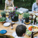 backyard dinner party