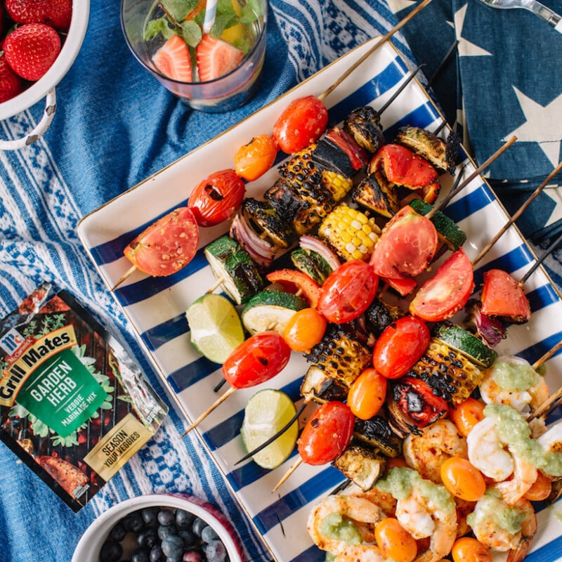 fourth of july skewer party!