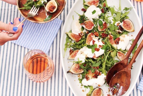 fig & burrata salad