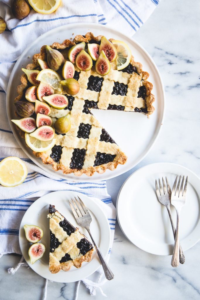 Fig & Lemon Crostata - Camille Styles