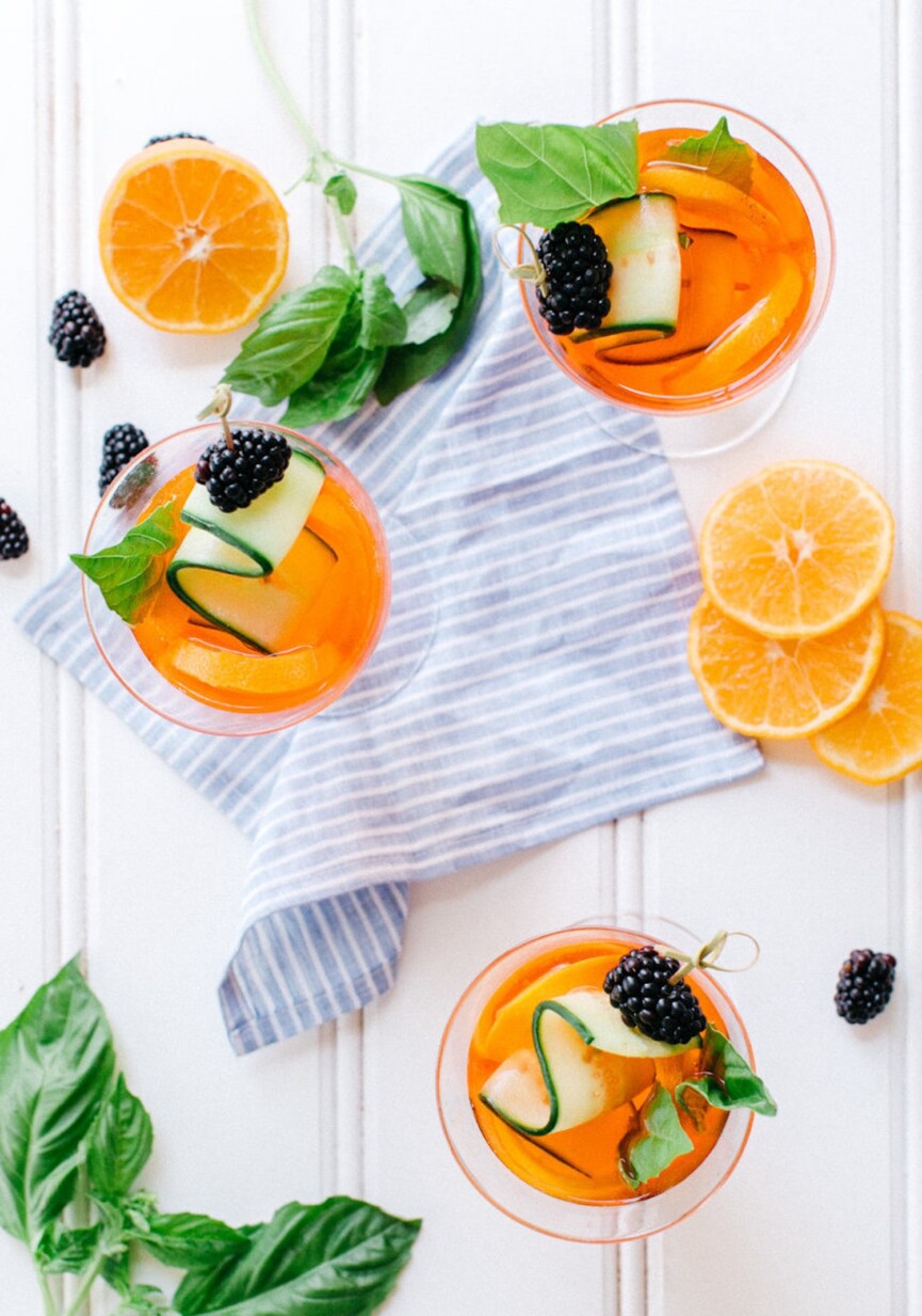 ginger citrus aperol spritz
