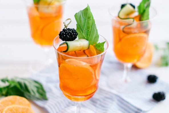 ginger citrus aperol spritz